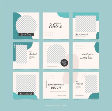 Şablon Tasarımı Besleme Moda Kadınları Bulmacası