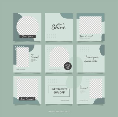 Bulmaca Şablonu Sosyal Medya Posta Tasarımı