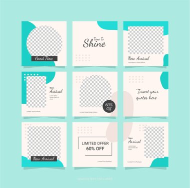 Şablon Tasarımı Moda Kadınları Bulmaca Sonrası