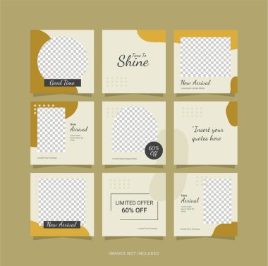 Bulmaca Şablonu Sosyal Medya Besleme Tasarımı