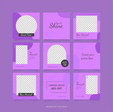 Bulmaca Kaynağı Sosyal Ortam Şablonu Tasarımı