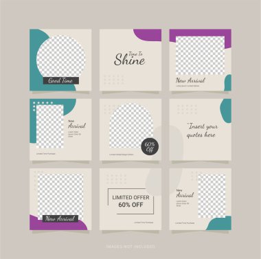 Sosyal Medya Bulmaca Sonrası Şablonu Tasarımı