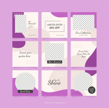 Moda Kadınları Besleme Şablonu Bulmacası Tasarımı