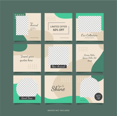 Şablon Bulmaca Moda Kadınlar Tasarım Postası