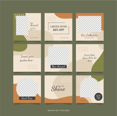 Şablon Bulmaca Moda Kadınları Besleme Tasarımı