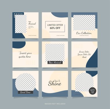 Şablon Moda Kadınları Bulmaca Tasarımı