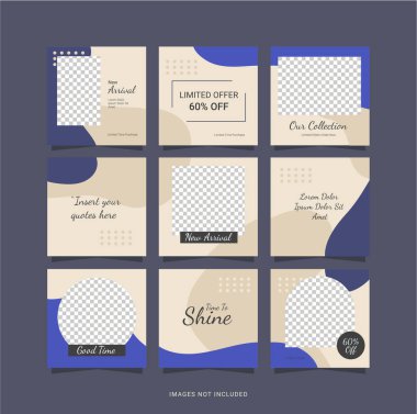 Moda Kadınları Yapboz Tasarımı Şablonu