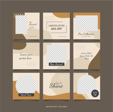 Moda Kadınları Besleme Bulmacası Şablonu