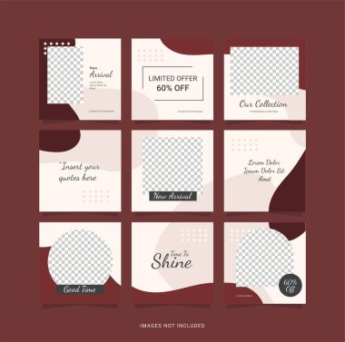 Şablon Bulmaca Besleme Moda Kadınları Tasarım