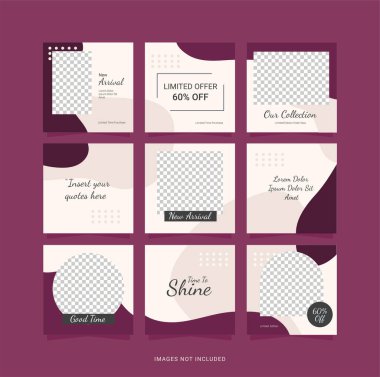 Posta Şablonu Şablonu Moda Kadınları Tasarımı