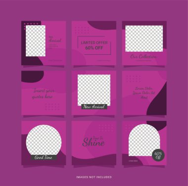 Bulmaca Tasarımı Moda Kadınları Besleme Şablonu