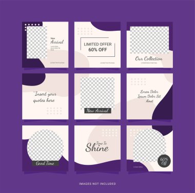 Tasarım Besleme Şablonu Bulmaca Moda Kadınları