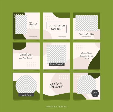 Moda Kadınları Şablon Beslemesi Tasarımı