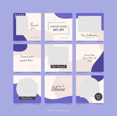 Moda Kadınları Bulmaca Şablonu Besleme Tasarımı