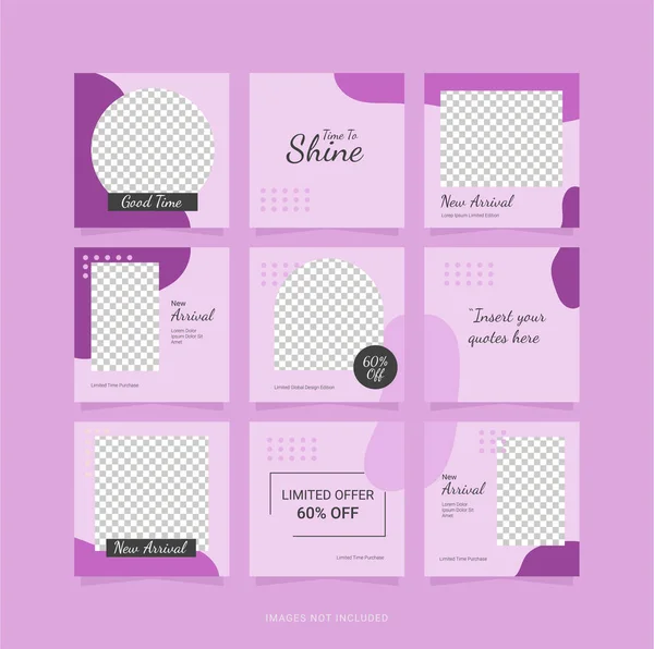 Şablon Bulmaca Posta Sosyal Ortam Tasarımı