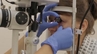 Seçici Lazer Trabeküloplasti. Göz hastalıklarının genel teşhisi. Oftalmoloji gonioskopi lensi