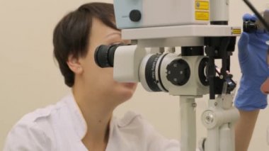 Seçici Lazer Trabeküloplasti. Göz hastalıklarının genel teşhisi. Oftalmoloji gonioskopi lensi