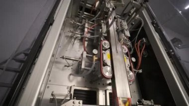 Atıştırmalık kese doldurma ve mühürleme makinesi. Gıda endüstrisi