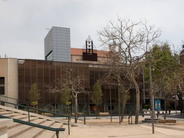 El Prat de Llobregat, İspanya; Nisan 2021, El Prat, Baix Llobregat bölgesinde, Katalonya.