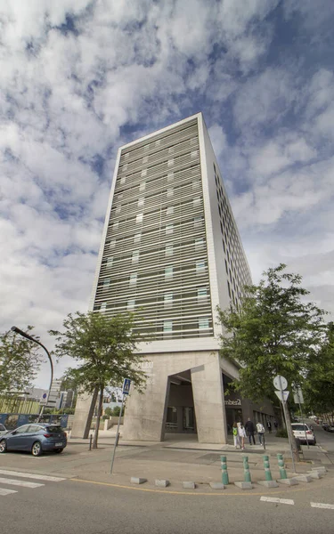Алеу Університетська Резиденція Сучасна Будівля Місті Барселона Використовувалась Студентське Приміщення — стокове фото