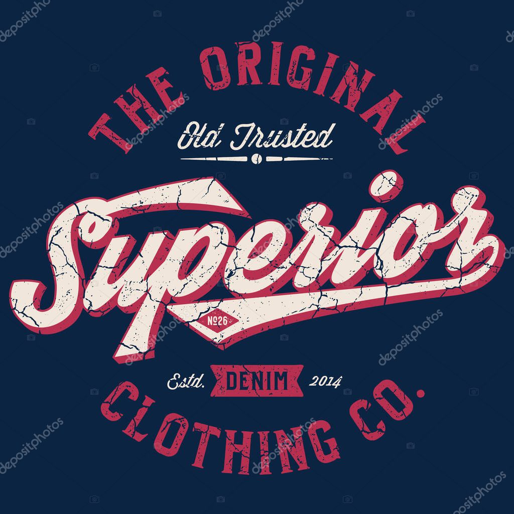 The Original Superior Clothing Co. - Tee Design For Print