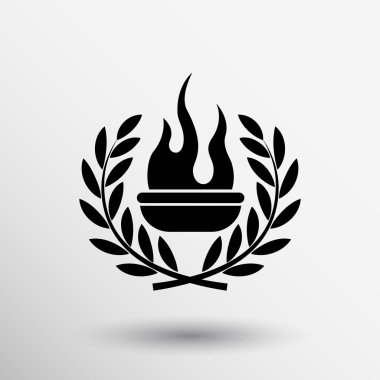 Cep feneri ile defne çelengi yangın Ödülü kutsal kişilerin resmi logosu