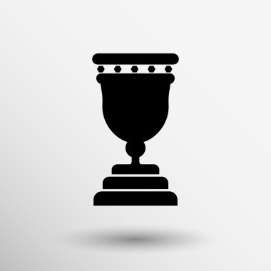 Şampiyonlar Kupası simgesi Ödülü kazanan spor zafer logosu