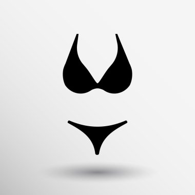 Mayo simgesi plaj bikini giyim tasarım moda kadın grafik logo