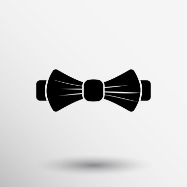 Logo hipsters Fashiont papyon silhouettes simgesi erkekler kelebek