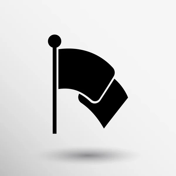 Drapeau icône logo symbole signe forme élément — Image vectorielle