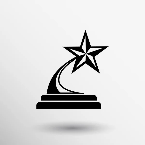 Star award icon Cup reward logo awards — Stock Vector