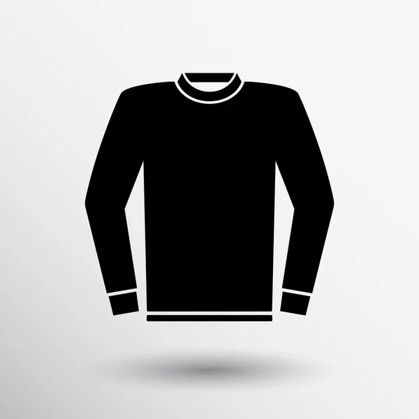 Männer Kapuzen Sweatshirt Vektor Jacke Symbol Logo — Stockvektor