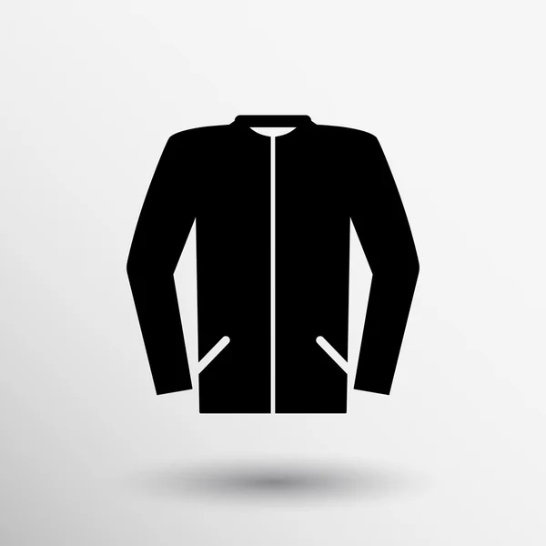 Логотип векторной куртки в капюшоне — стоковый вектор