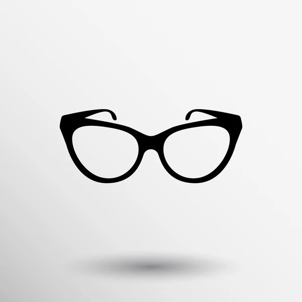 Solglasögon enda ikon kvinnliga glasögon solen glamour logotyp — Stock vektor