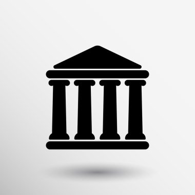 simge Yunan mimarisi banka yapı sütun klasik