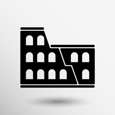 basit simge siluet Roma Kolezyum