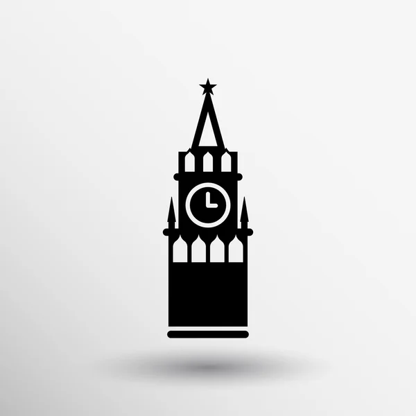 Moscou Kremlin icône moscou monument historique bâtiment symbole — Image vectorielle