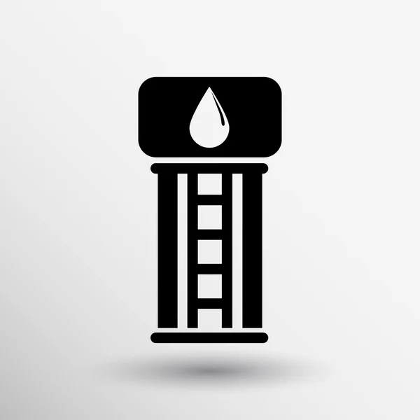 Tanque de agua logotipo vector plantilla símbolo de negocio — Vector de stock