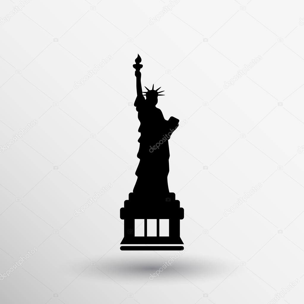 Statue of Liberty New York landmark American symbol icon.