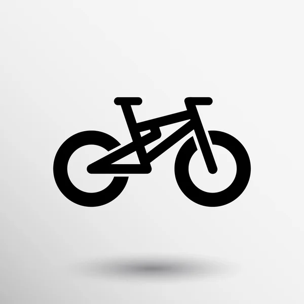 Bicicleta de montaña icono transporte gráfico carrera carretera — Vector de stock