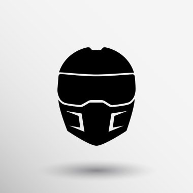 Moto kask vektör simge Bisiklet motosiklet hız