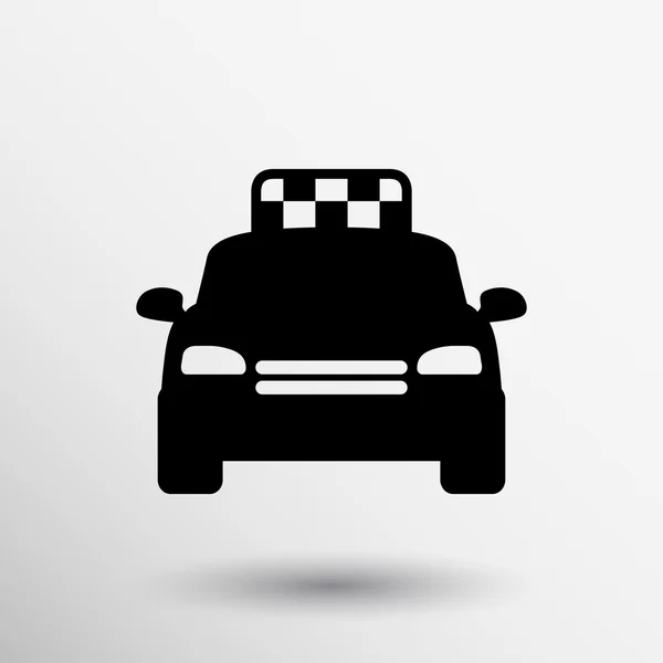 Taxi pictogram vector auto reizen zakelijke teken verkeer — Stockvector