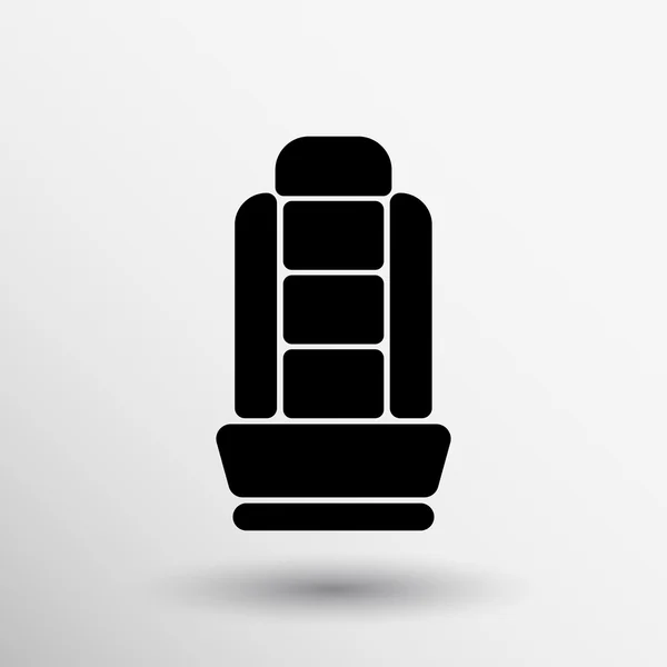 Asiento de coche icono símbolo elemento gráfico solo — Vector de stock