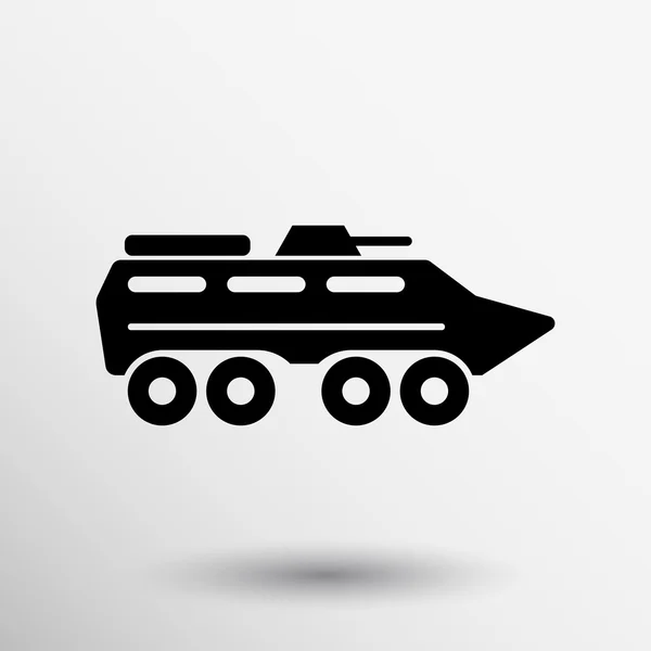 BTR nádrže osobní armáda dopravce ozbrojených brnění — Stockový vektor