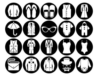 Web ve mobil için simge logosu evrensel seti