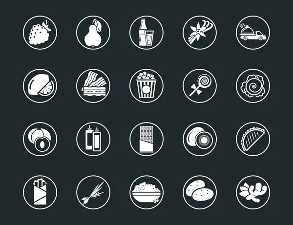 아이콘은 모바일 요소가 포함되어 Collection Modern Infographic Logo Pictogram — 스톡 벡터