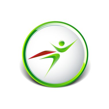 Süper kahraman iş adamı logo uçan