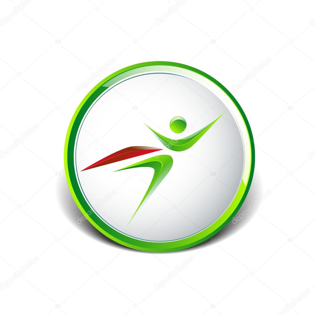 Super hero business man flying logo icon
