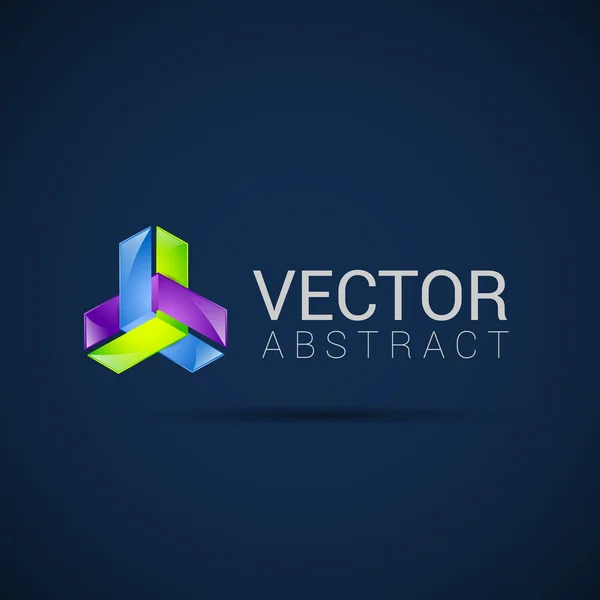 Elemento abstracto forma vector diseño icono — Archivo Imágenes Vectoriales