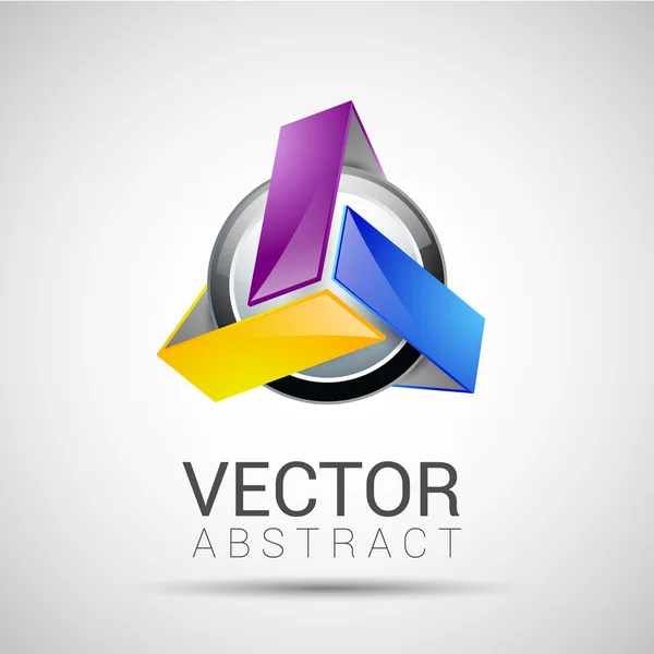 Elemento abstrato forma vetor design ícone — Vetor de Stock